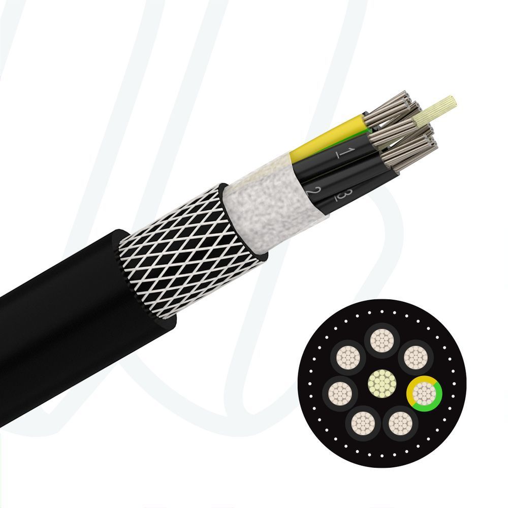 Кабель NSHTOEU-J 12X1,5 0,6/1 кВ чорний