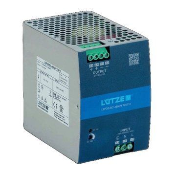 Джерело живлення LUTZE LEPOS-BC-480-24, 1 фазне, регульоване, 480 Вт