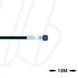 Кабель AL-SWKP3P2-10/P01BK, з роз'ємом M8, гніздо кутове, 3п, з LED, ПВХ, UL, 10м, чорний | ESCHA