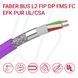 Кабель FABER BUS L2 FIP DP FMS FC PUR EFK 01X2XAWG24/19 UL/CSA фіолетовий