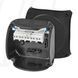 Розподільна коробка KX0404C 104x104x70 мм, з клемником 1,5-4 мм&sup2;, чорна RAL 9011, IP66 | HENSEL