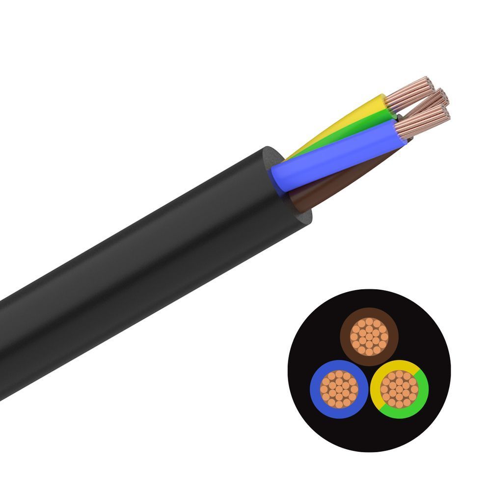 Кабель MARDAL CONTROL OUTDOOR YSLY-JB 3G0,75 чорний