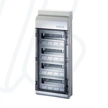 Розподільний щит KV 4648 без клемника, 4х12 модулів, IP54 | HENSEL