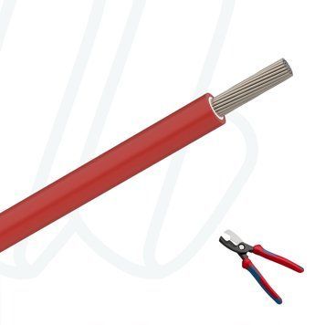 Кабель SOLAR H1Z2Z2-K 1X10 1/1 кВ червоний