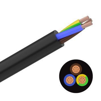 Кабель MARDAL CONTROL OUTDOOR YSLY-JB 3G0,75 чорний
