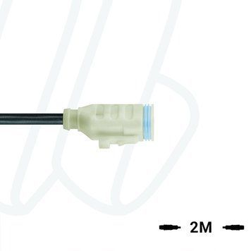 Кабель MA-ET06-3SP1-2/S370 ET, гніздо пряме, 3п, зі схемою захисту, LED, PUR, 2м, чорний | ESCHA
