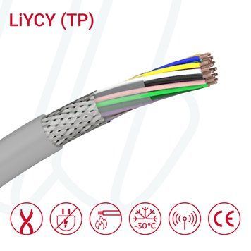 Кабель LiYCY 3X2X0,25 сірий