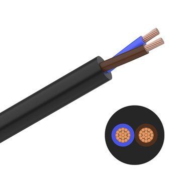 Кабель MARDAL CONTROL OUTDOOR YSLY-OB 2X2,5 чорний