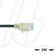 Кабель MA-ET06-3SP1-2/S370 ET, гніздо пряме, 3п, зі схемою захисту, LED, PUR, 2м, чорний | ESCHA