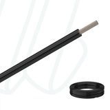 Провід PTFE 0,6 мм&sup2; (19/0,20 мм) 600 В чорний