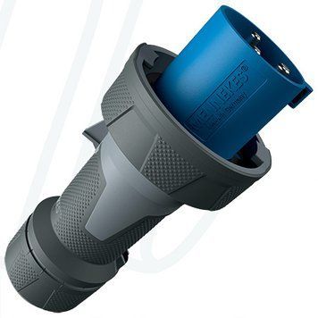 Штекер PowerTOP Xtra R 125A 3п 6г 230В, IP67, 125 A, 3, 230 В, 6г
