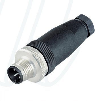 Роз'єм STGK-M12 для монтажу M12 прямий, штекер, код А, 5п SK PG7