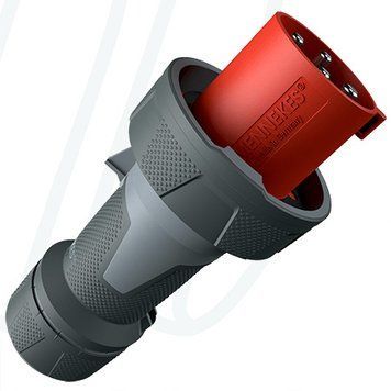 Штекер PowerTOP Xtra R 125A 4п 6г 400В, IP67, 125 A, 4, 400 В, 6г