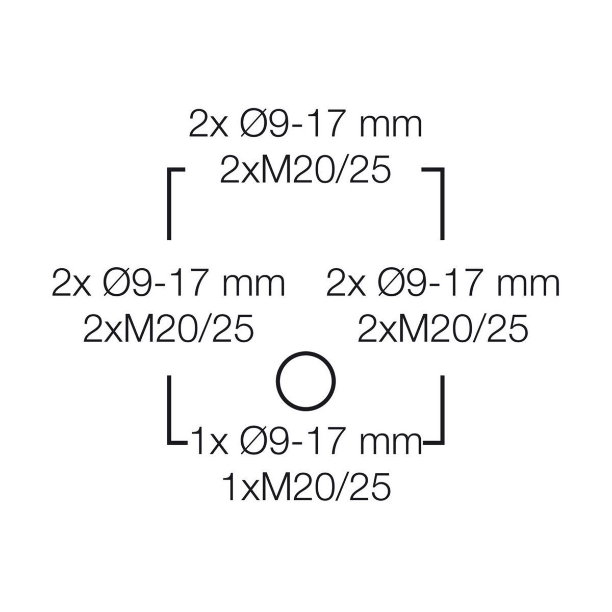 Розподільна коробка DK 0404 GZ, 104x104x70 мм, з клемником, світло-сіра RAL 7035, IP66