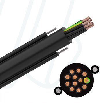 Кабель FABER LIFT-2S-JZ Plus 12G1,5 чорний