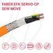 Кабель FABER EFK SERVO CP 04G4+(03X1) 0.6/1кВ cUL SEW Move помаранчевий