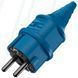 Штекер SCHUKO 16A 2п+З 230В, IP44 синій, 16 A, 2+E, 230 В