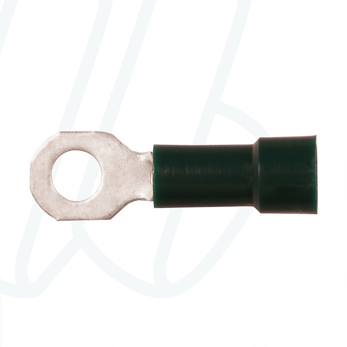 A0843R Кільцевий ізольований накінечник 0,25-0,75 мм&sup2; / &oslash; 4 / зелений