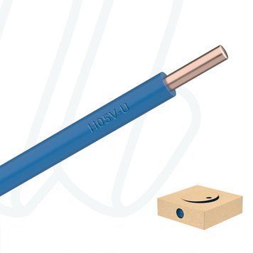 Провід H05V-U 1X0,75 темно-синій