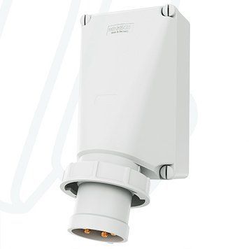 Штекер настінний 125A 5п 6г 400В, IP67, 125 A, 5, 400 В, 6г