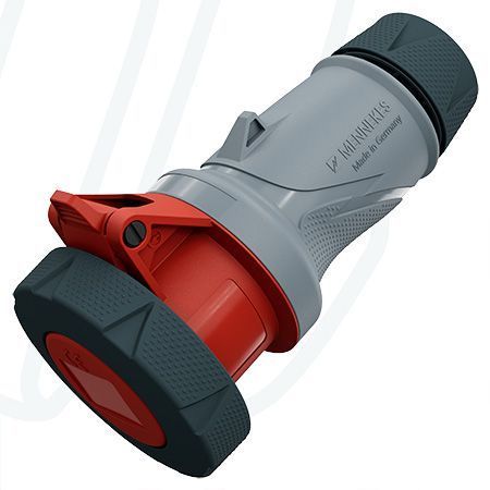 Розетка кабельна PowerTOP Xtra with ErgoCONTACT 16A 4п 6г 400B, IP67/IP69, 16 A, 4, 400 В, 6г