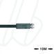 Кабель AL-SKP3P2-10/P01BK, з роз'ємом M8, гніздо пряме, 3п, з LED, ПВХ, UL, 10м, чорний | ESCHA
