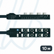 Пасивний I/O-розгалужувач ESCHA 8I/OM8-4P3C-10/S370, 8 портів, M8, гніздо, 4 конт., кабель 10 м &mdash; фото 1