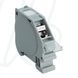 Модульний тримач RJ45 F 8пол., Cat.6A IDC TIA 568B для монтажу на DIN-рейку