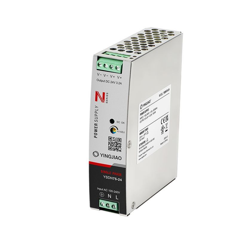Блок живлення YSDN на DIN рейку / Uвх=100-240VAC / Uвих=12V / 75.6W