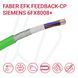 Кабель FABER EFK FEEDBACK CP+ (04X2X0.18) cUL 6FX8008-1BD61 зелений