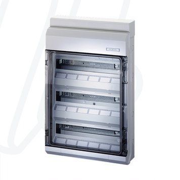 Розподільний щит KV 3654 M без клемника, 3х18 модулів, IP54 | HENSEL