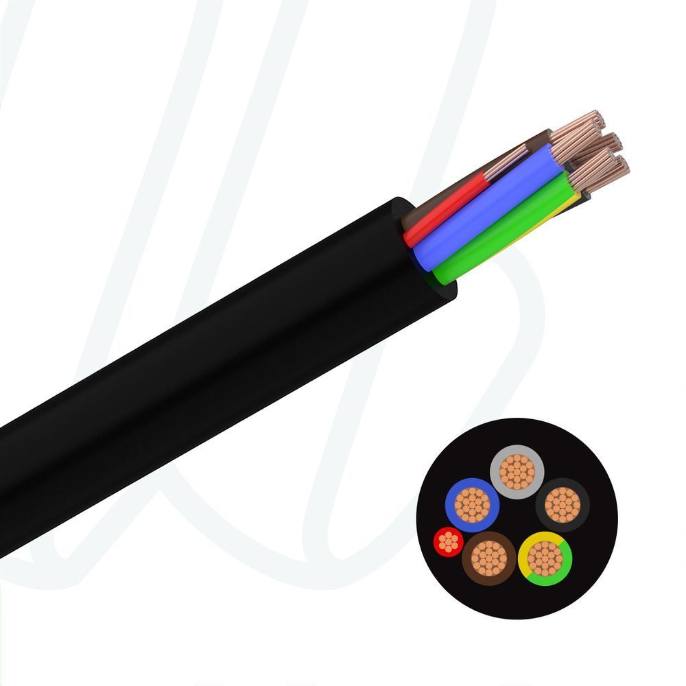 Кабель H07BZ5-F FLEXICS CHARGE EVC 5G2,5+0,5 чорний