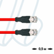 Патчкабель ПВХ особливо гнучкий RJ45-RJ45 Cat.5e 0,5м червоний &mdash; фото 1