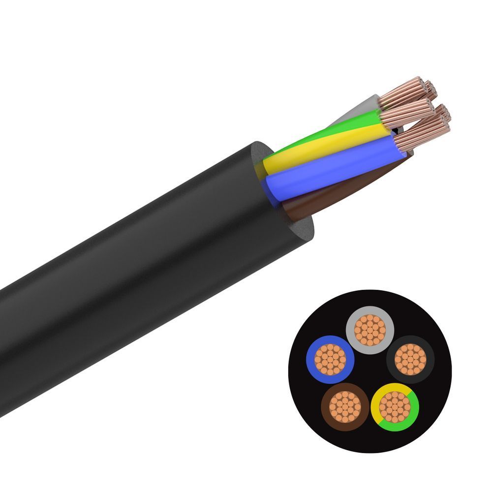Кабель MARDAL CONTROL OUTDOOR YSLY-JB 5G1,5 чорний