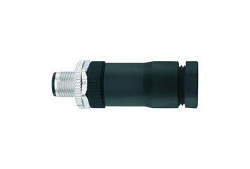 Роз'єм PS-WASC4K для монтажу, M12, прямий, штекер, код S, 3п+PE 630В 12А | ESCHA