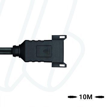 Кабель MA-ET04-8P-10/S370 ET, штекер прямий, 8п, PUR, 10м, чорний | ESCHA