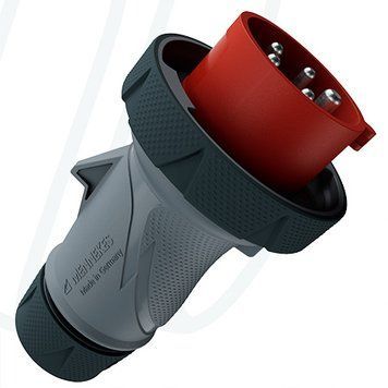 Штекер PowerTOP Xtra R 16A 5п 6г 400В з ErgoCONTACT, IP67/IP69, 16 A, 5, 400 В, 6г