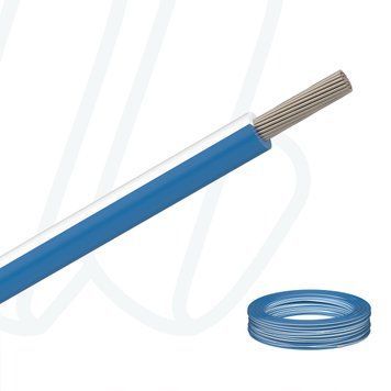 Провід MTW-TEW-HAR AWG14 (2.5мм&sup2;) білий RAL 9010 / тено-синій RAL 5010