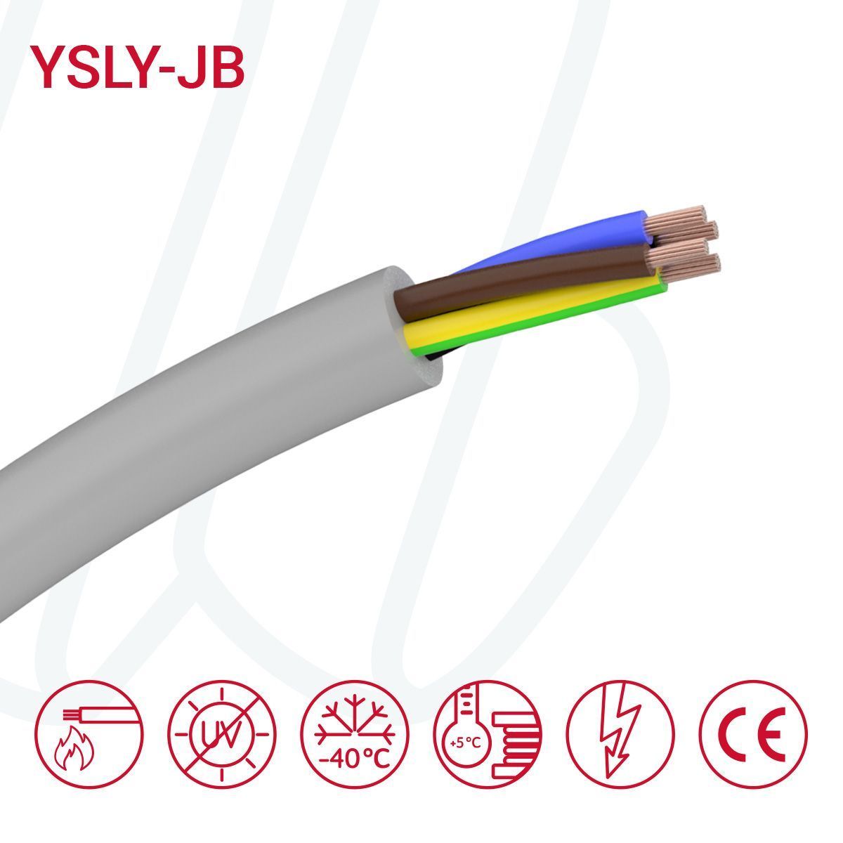 Кабель YSLY-JB 4G150 сірий