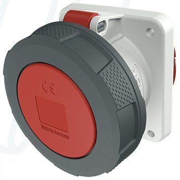 Розетка панельна 63A 4п 6г 400В, IP67, 63 A, 4, 400 В, 6г