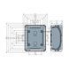Розподільна коробка KF2500B 255x205x112 мм, IP66/67, без клемника, чорна RAL 9011 | HENSEL