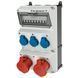 Модуль AMAXX 390x225 мм з роз'ємами 2xCEE32А5п 2xSchuko 2xMCB32А3п/C 2xMCB16А1п/C IP44 | MENNEKES, 2, 2, є, 2, 2, 390x225