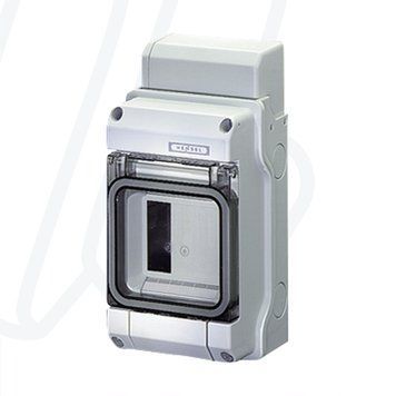 Розподільний щит KV 8103 без клемника, 1х3 модулів, IP65 | HENSEL