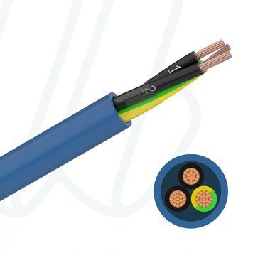 Кабель YSLY/EB-JZ 3X1 синій
