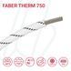 Провід термостійкий FABER THERM 750 1X1,5 в плетінні з чорною ниткою