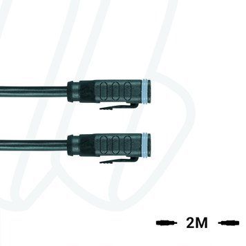 Кабель MA-ET06-2S-2-MA-ET06-2S/S370 ET, гніздо пряме, 2п, гніздо пряме, 2п, PUR, 2м, чорний | ESCHA