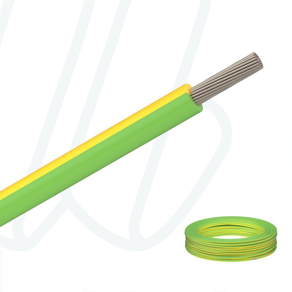 Провід MTW-TEW-HAR AWG2/0 (70мм&sup2;) жовтий RAL 1021 / зелений RAL 6018