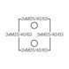 Розподільна коробка DK 5055 GZ з клемою Cu 3~ 16-50 мм2 5P IP66 355x255x122 сіра RAL 7035